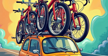 O Fiat Mille e as Oito Bicletas